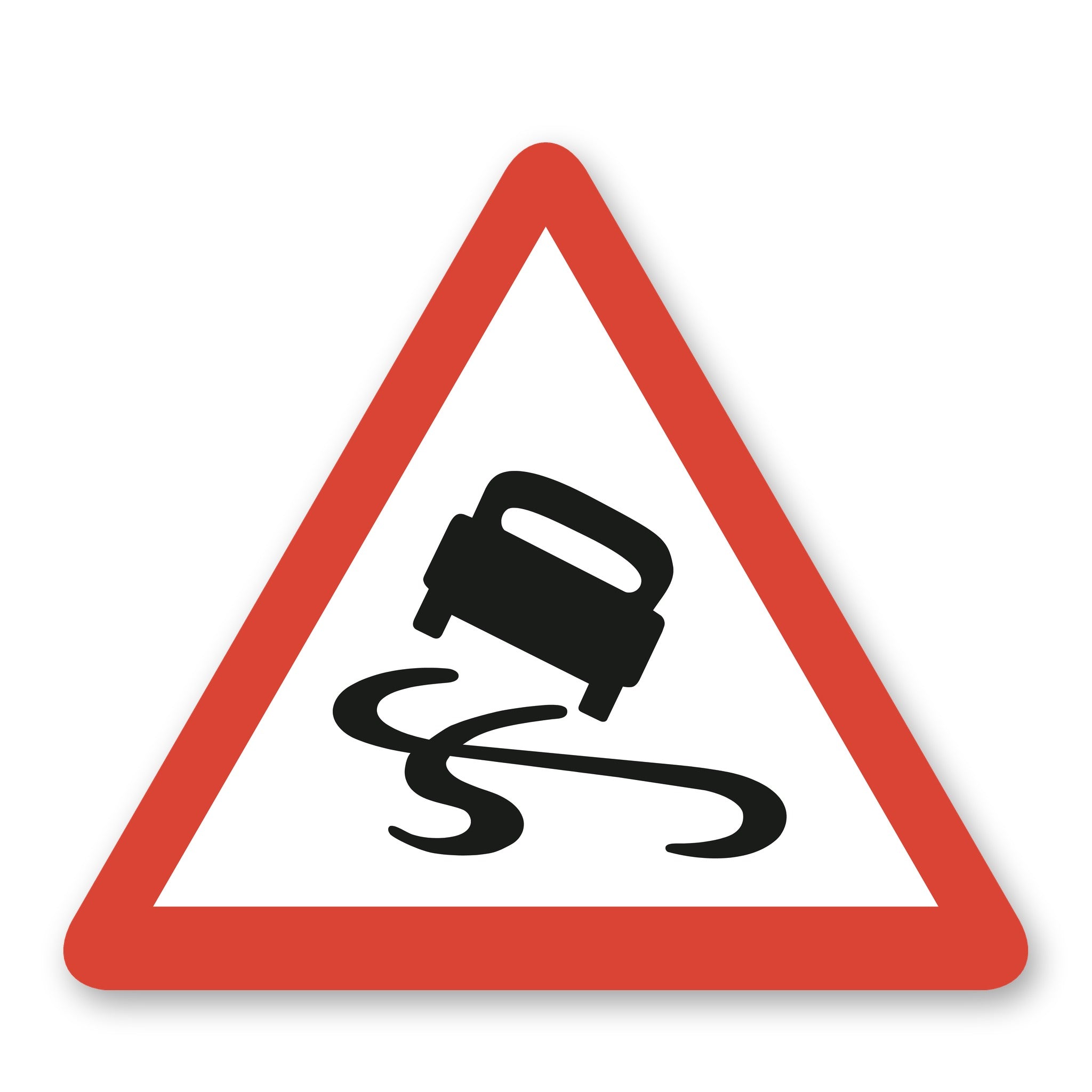 Schleudergefahr Warnschild
