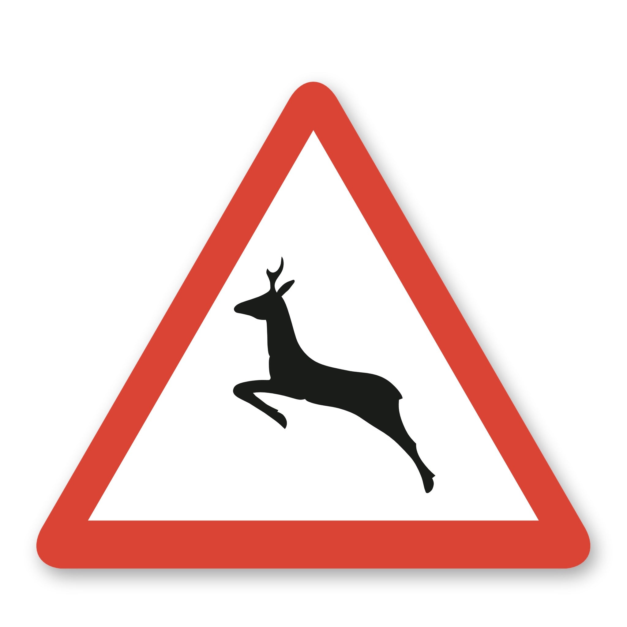Wildwechsel Warnschild