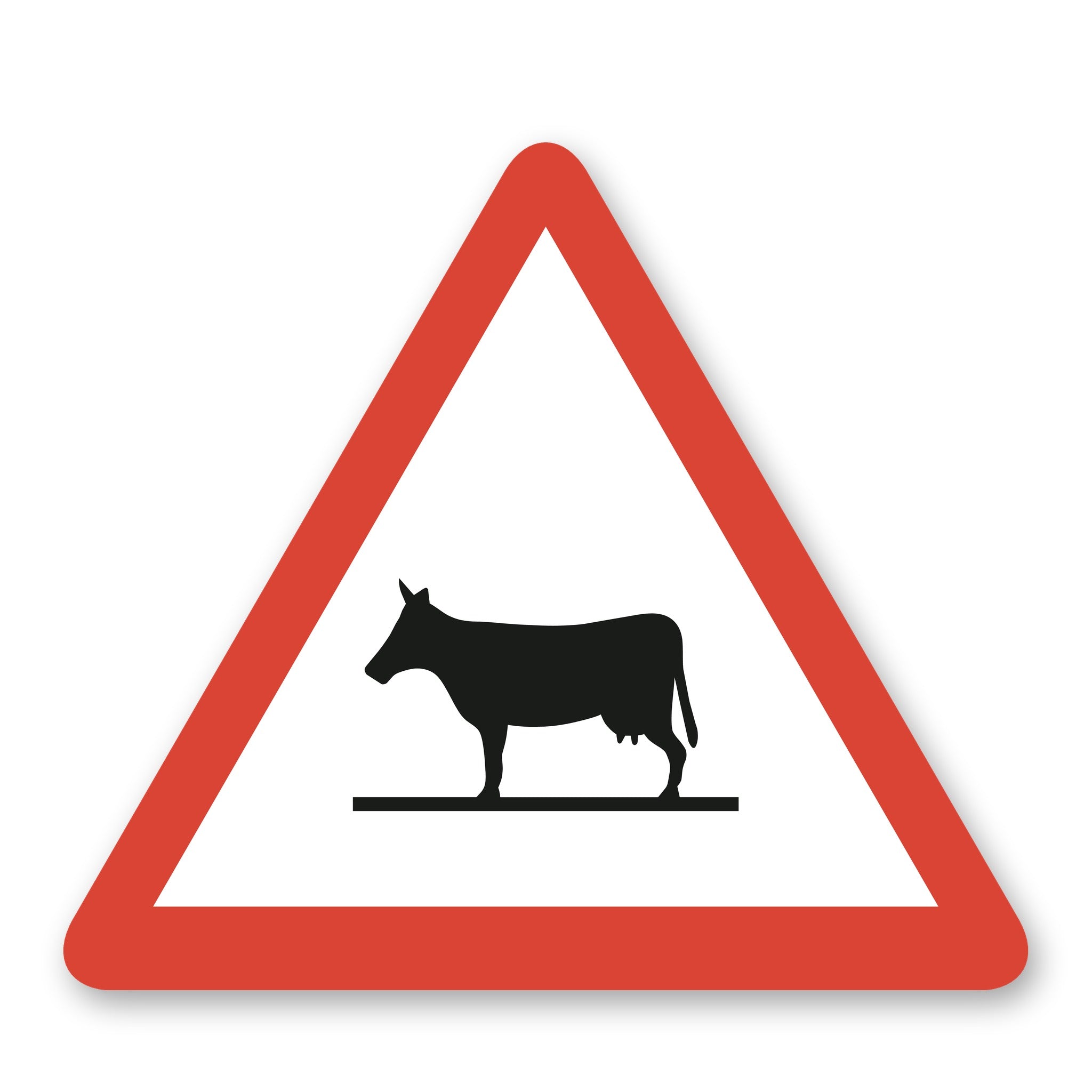 Tiere Warnschild