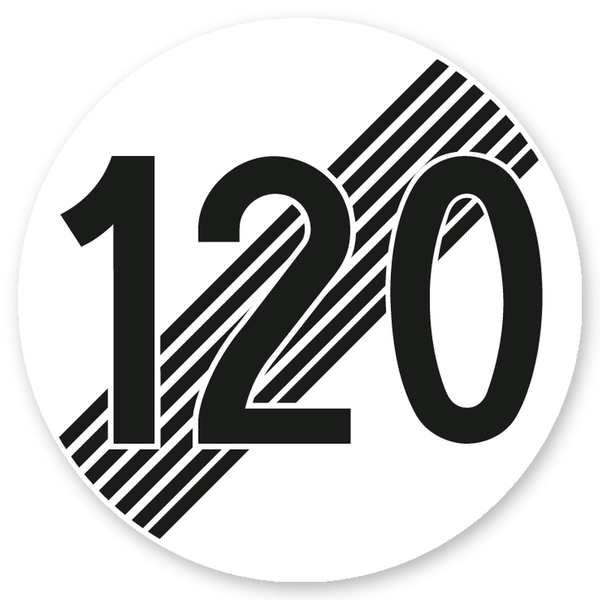Ende der Höchstgeschwindigkeit 120 km/h