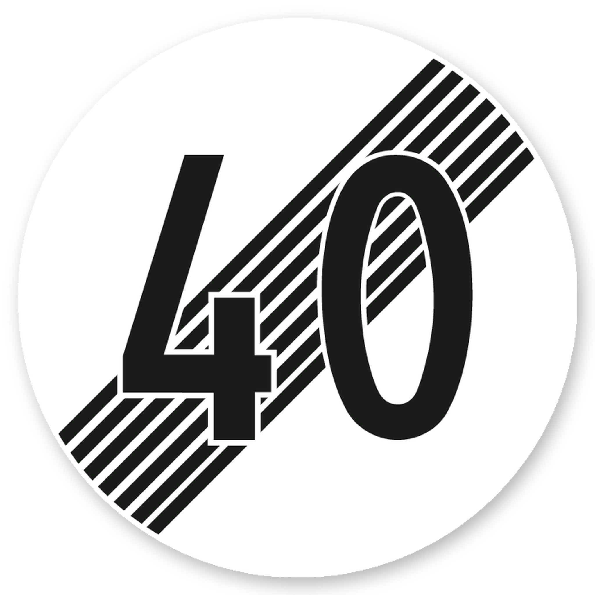 Ende der Höchstgeschwindigkeit 40 km/h