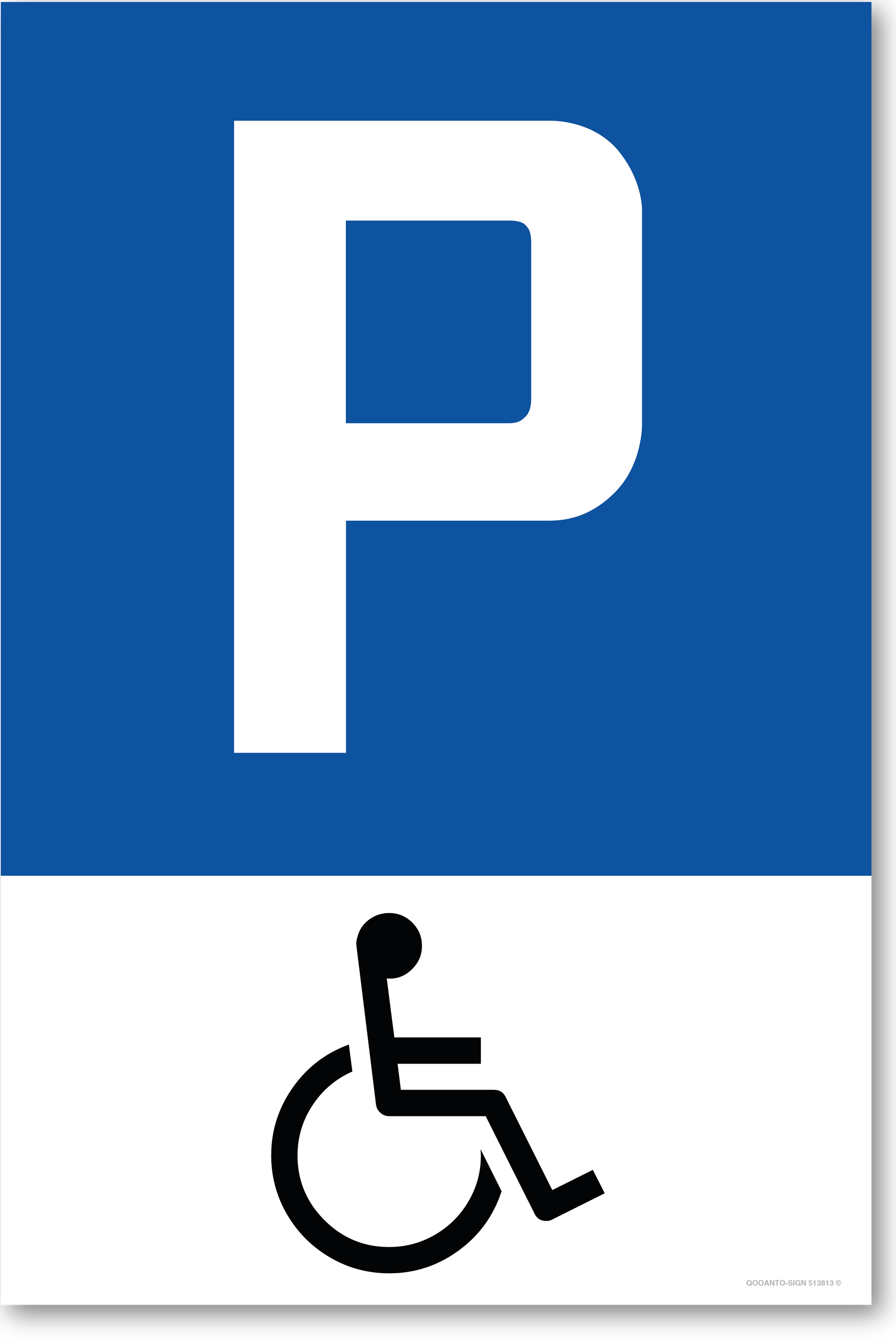 Rollstuhl, Schild