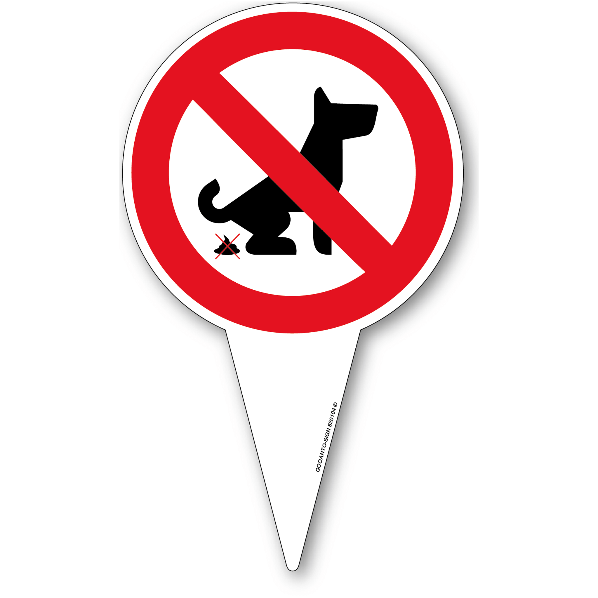 Keine Hundetoilette, Schild