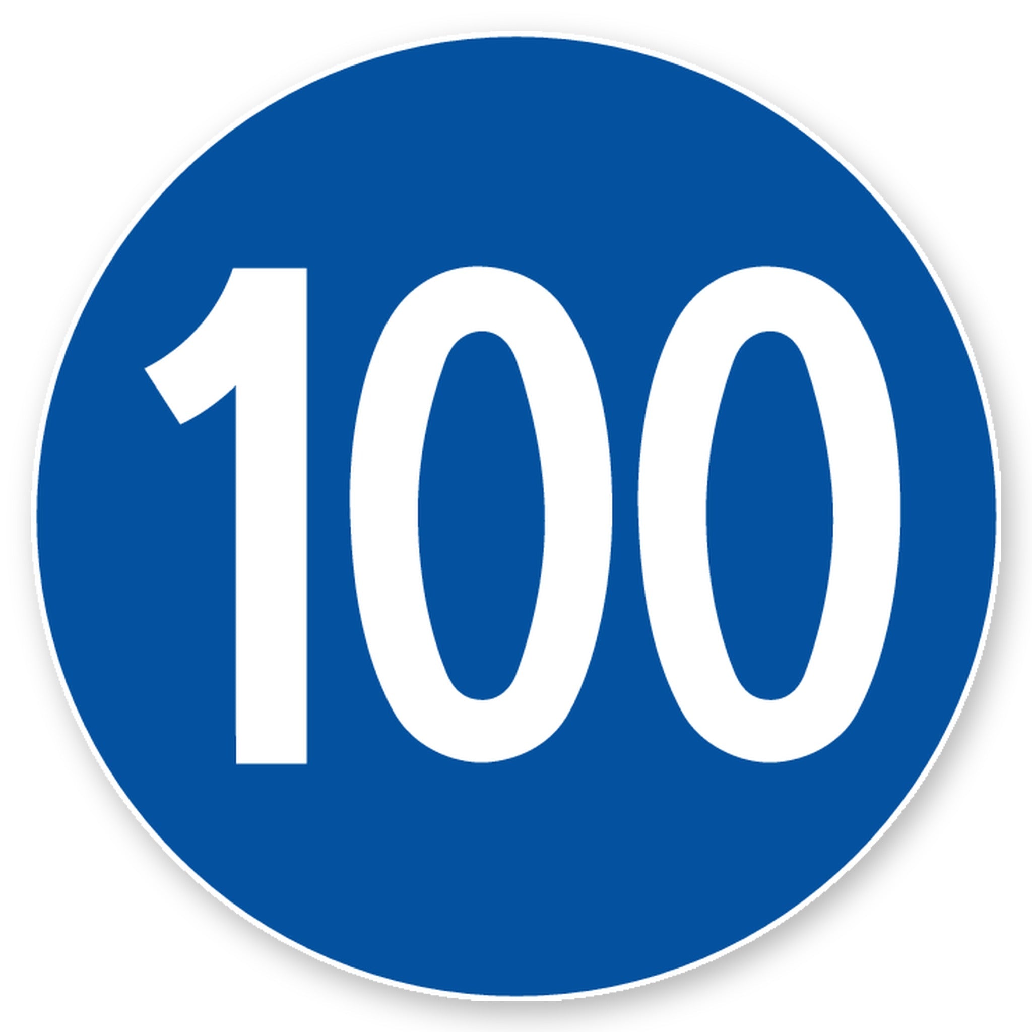 Mindestgeschwindigkeit 100