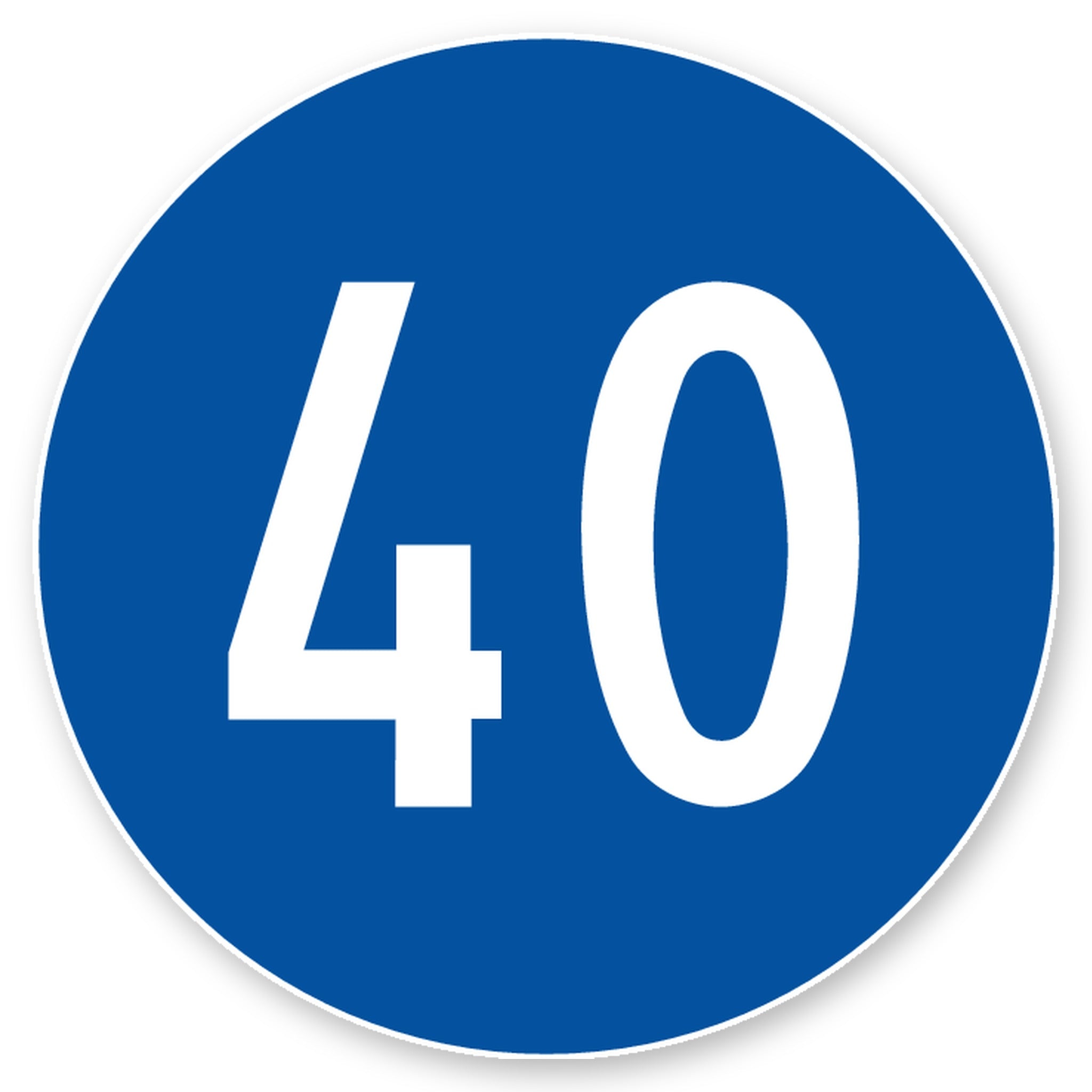 Mindestgeschwindigkeit 40