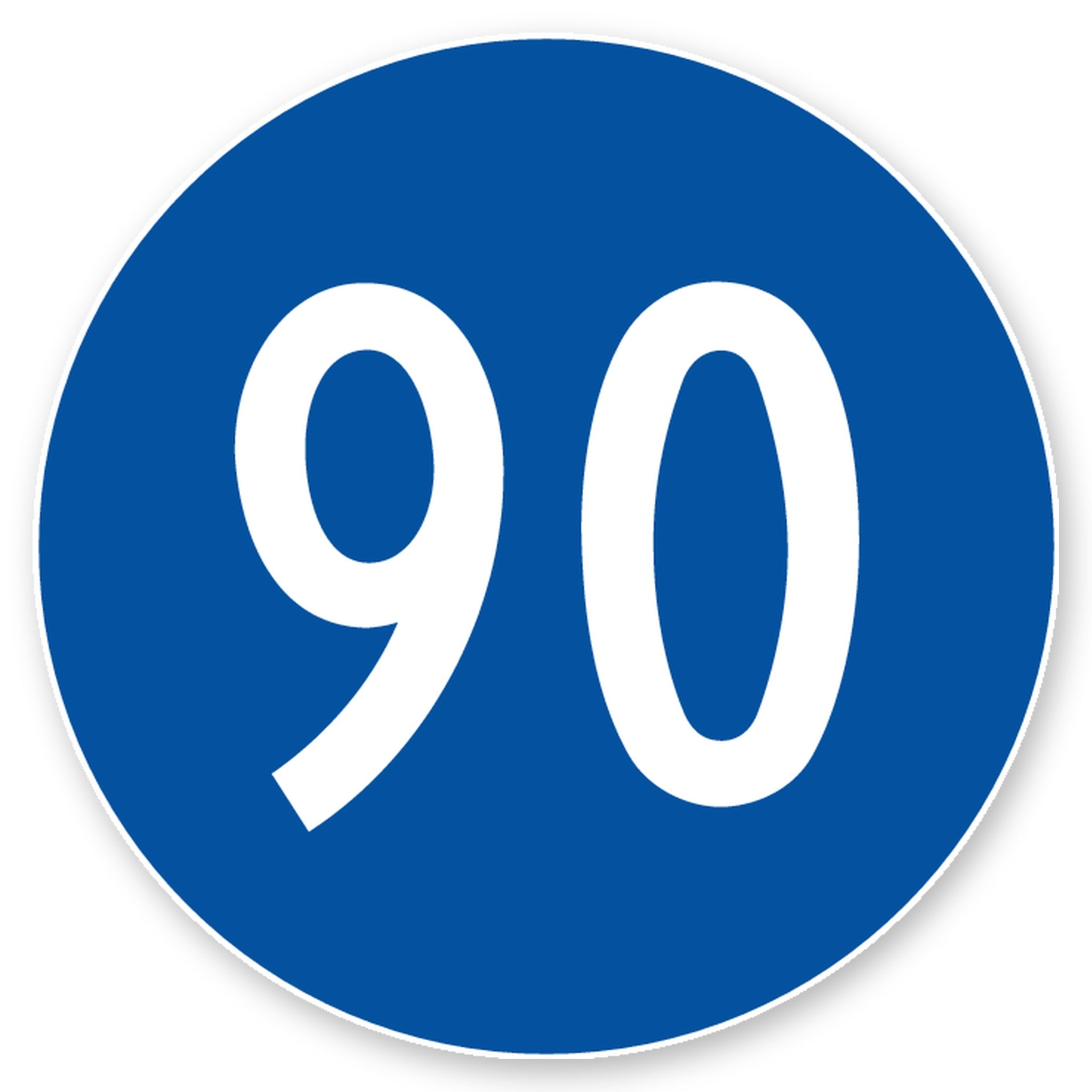 Mindestgeschwindigkeit 90