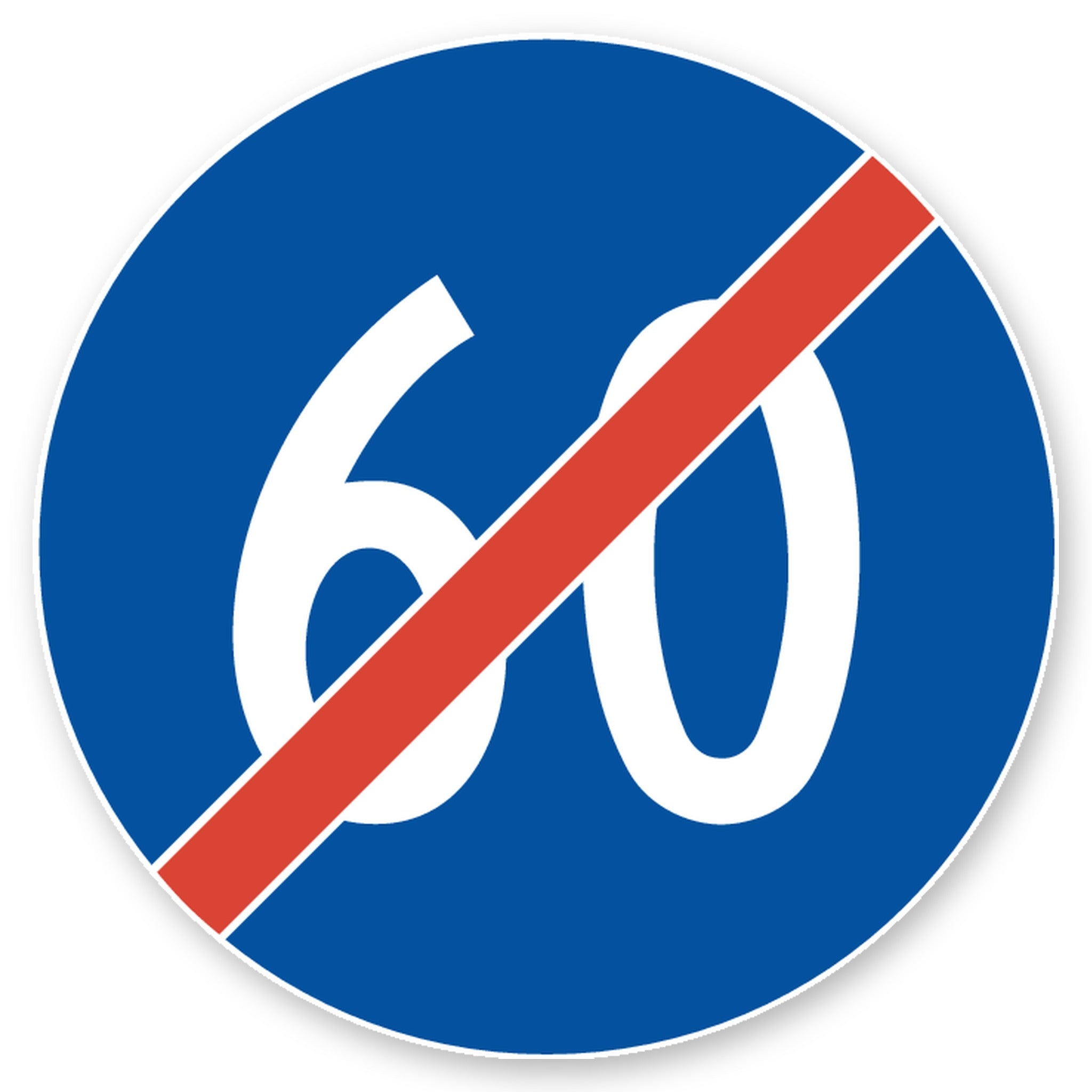 Ende der Mindestgeschwindigkeit 60