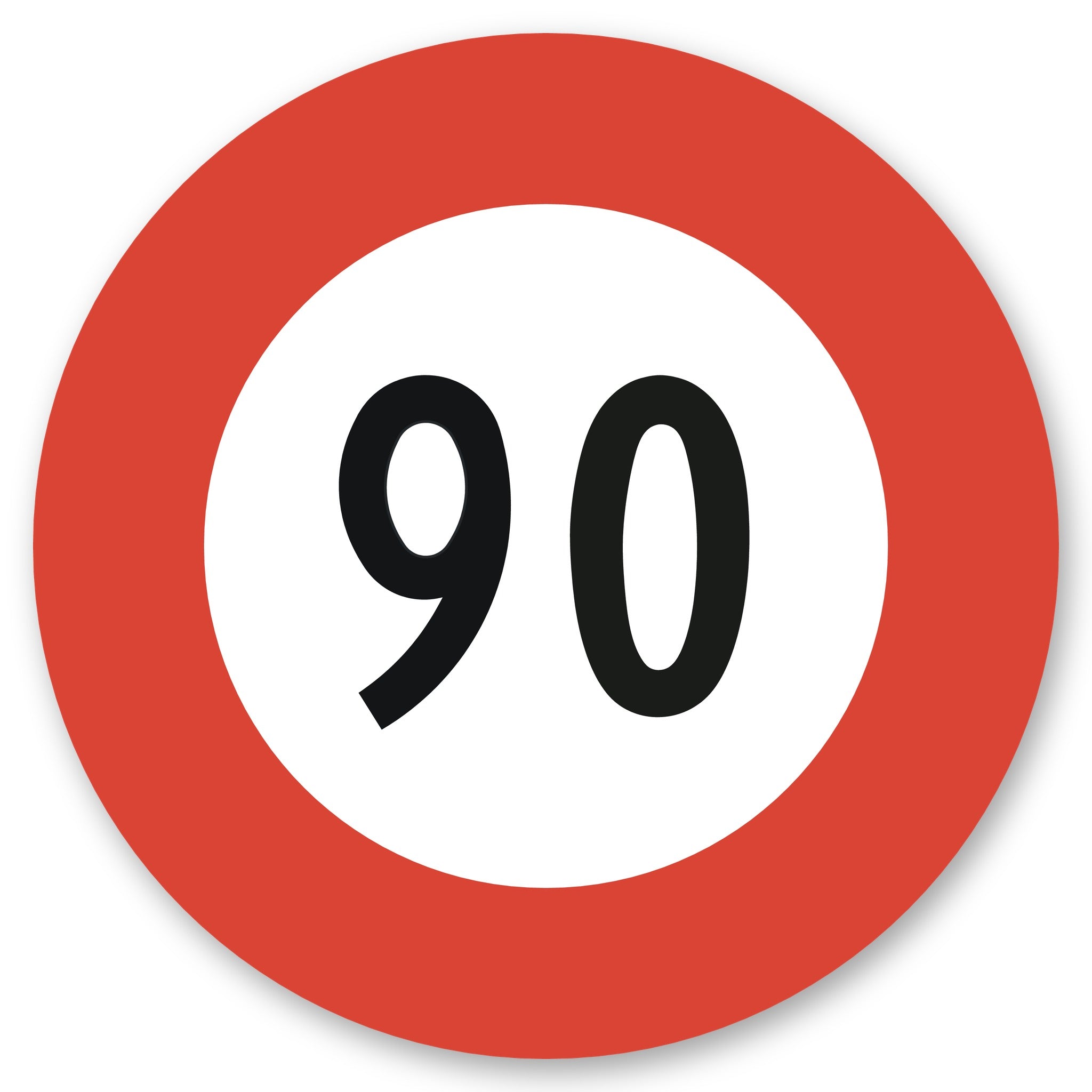Höchstgeschwindigkeit 90