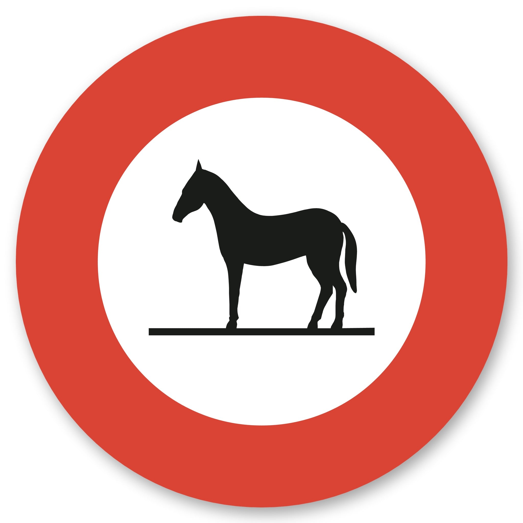 Verbot für Tiere Schild
