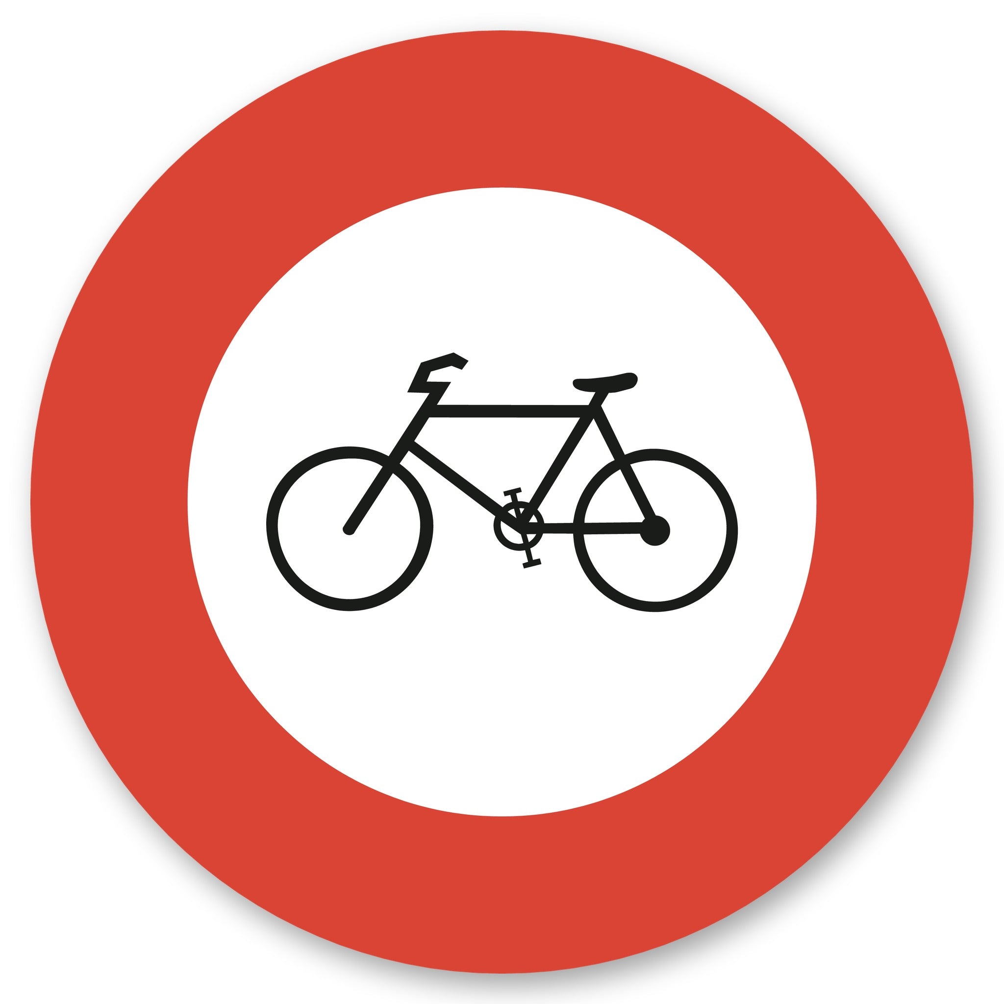 Verbot Für Fahrräder Und Motorfahrräder