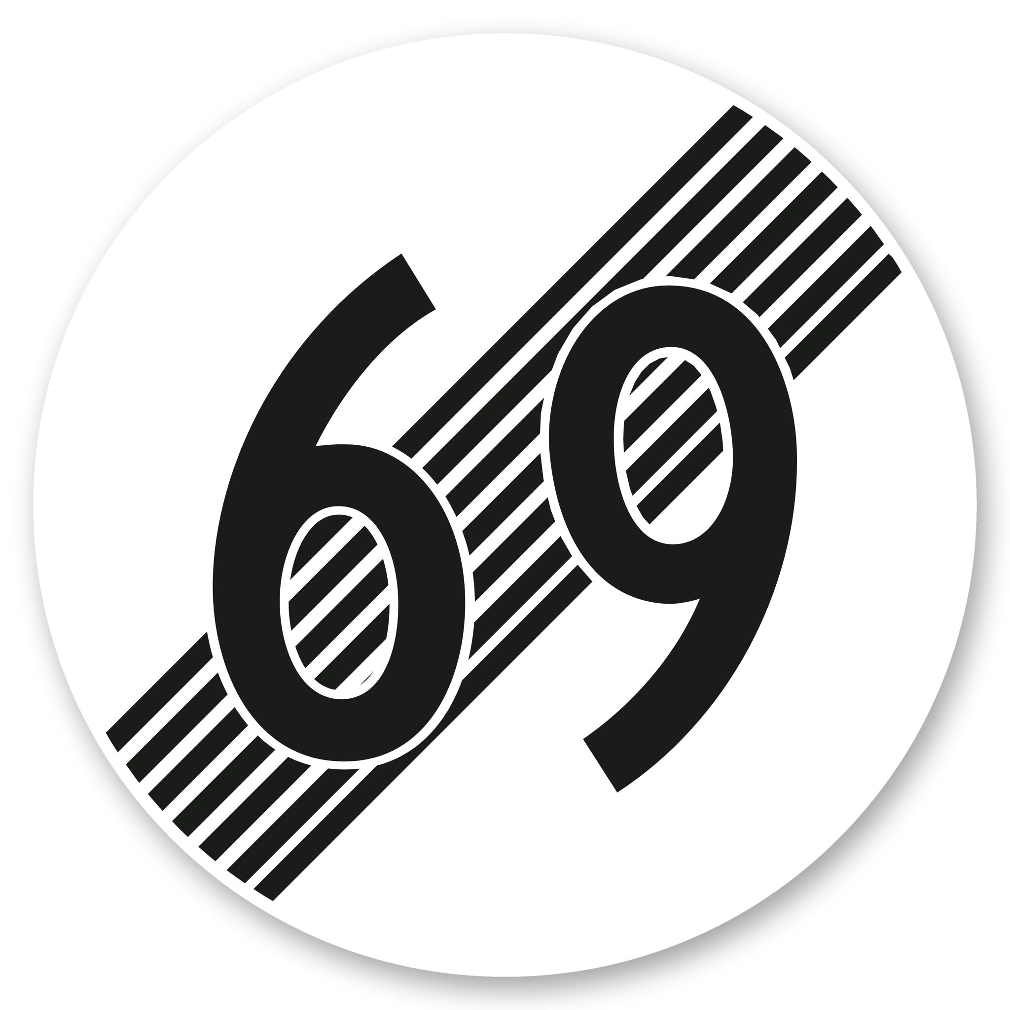 Ende der Höchstgeschwindigkeit 69 km/h