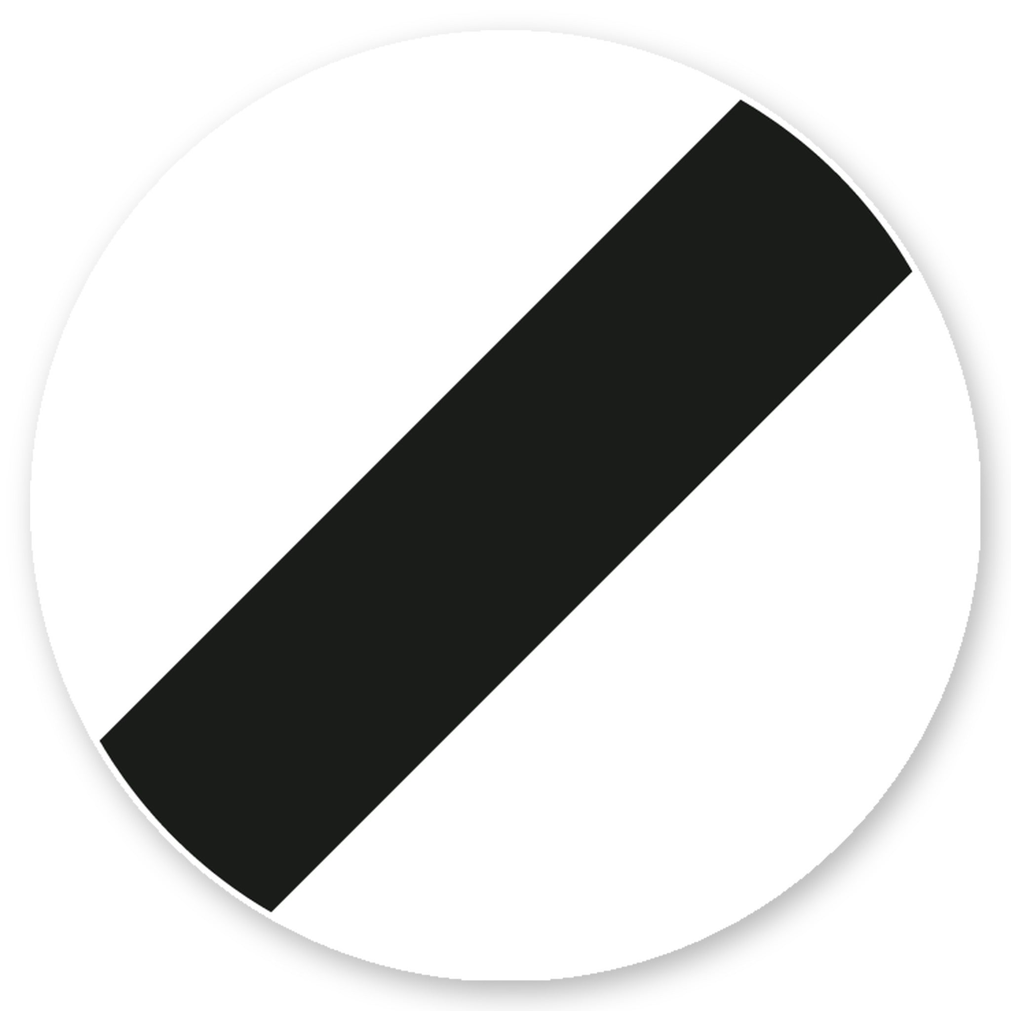 Ende der signalisierten Höchstgeschwindigkeit