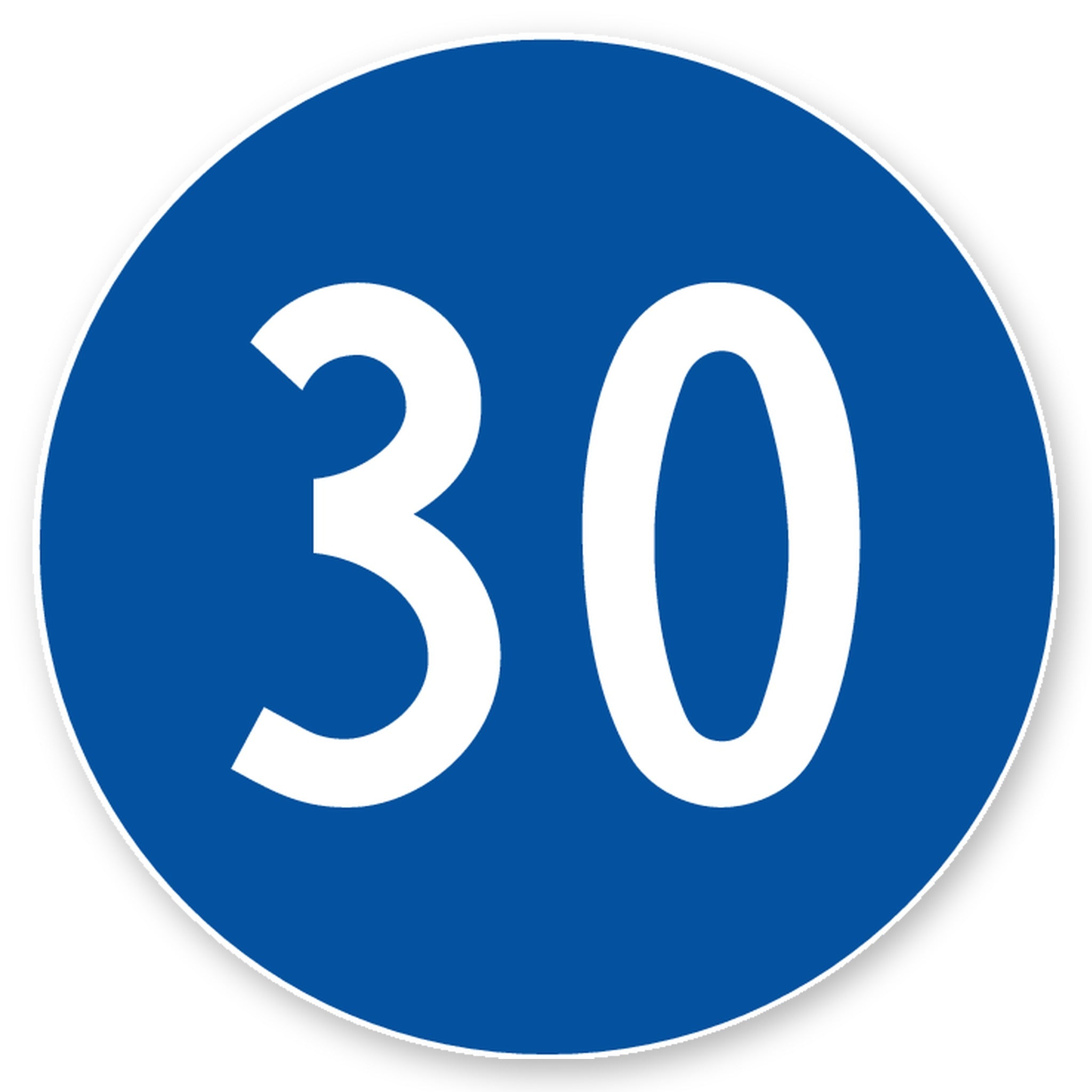 Mindestgeschwindigkeit 30