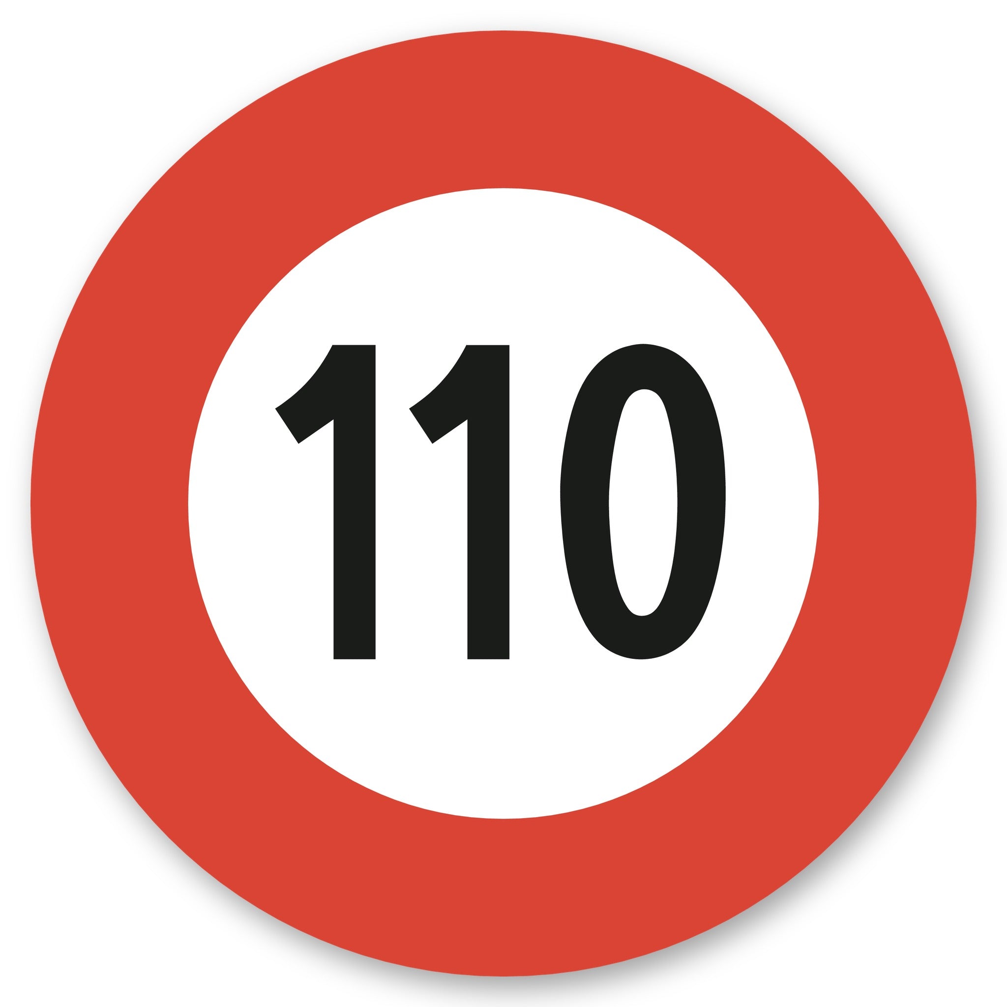 Höchstgeschwindigkeit 110