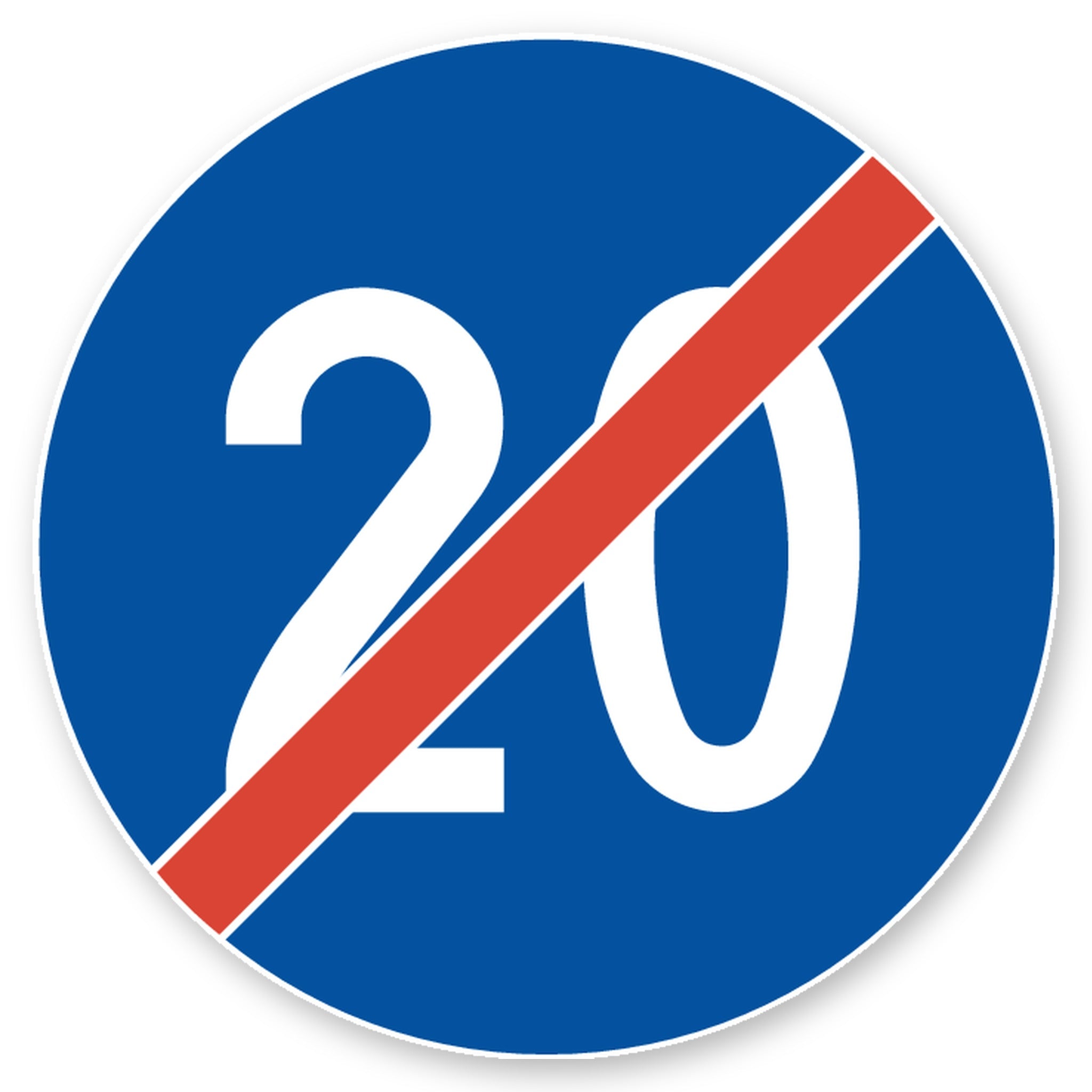 Ende der Mindestgeschwindigkeit 20