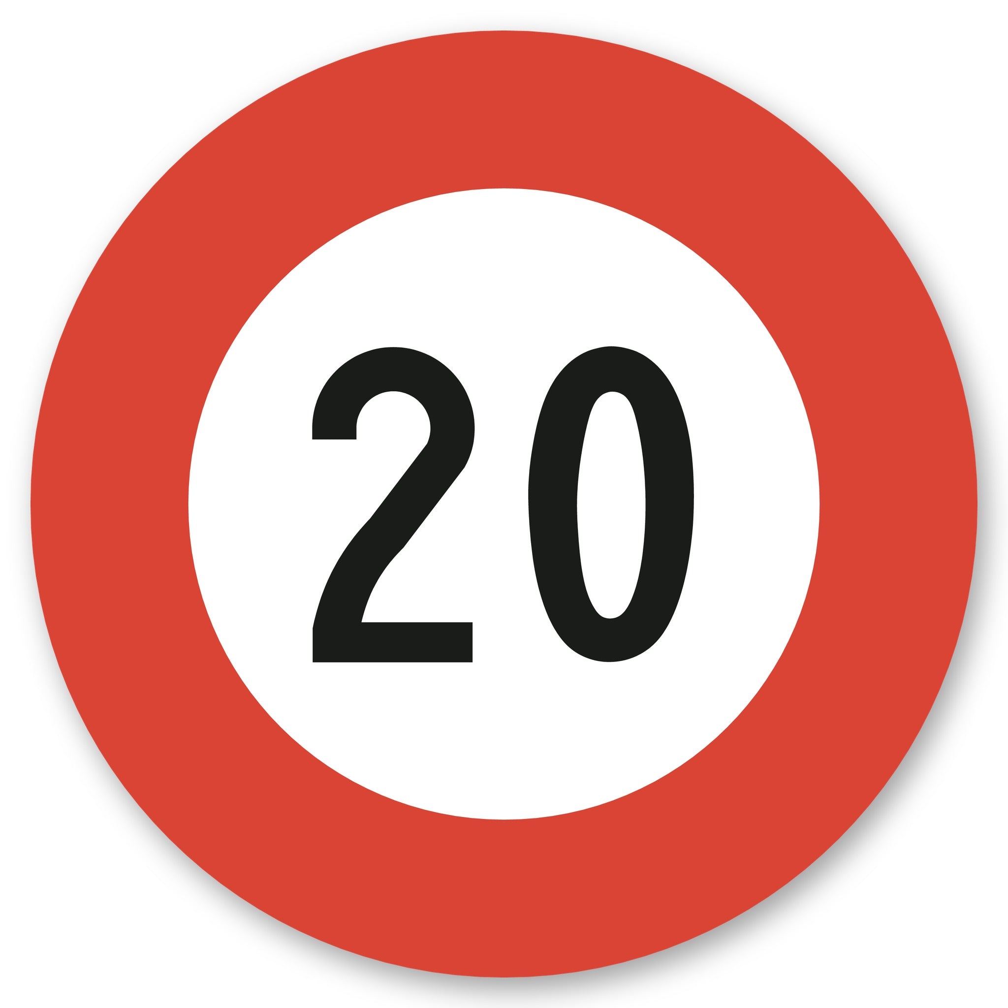 Höchstgeschwindigkeit 20