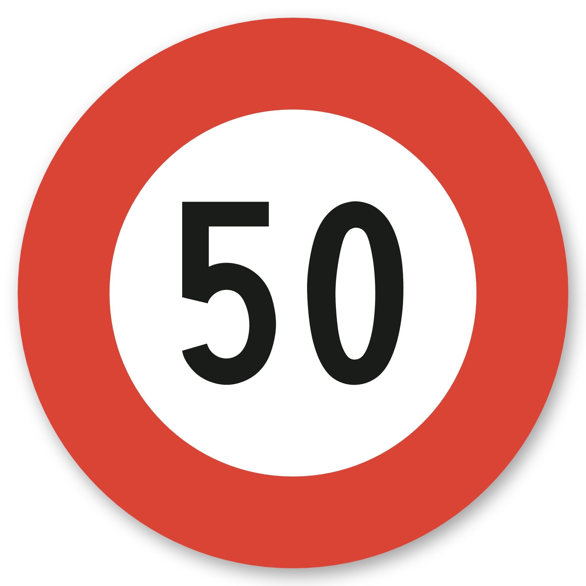 Höchstgeschwindigkeit 50