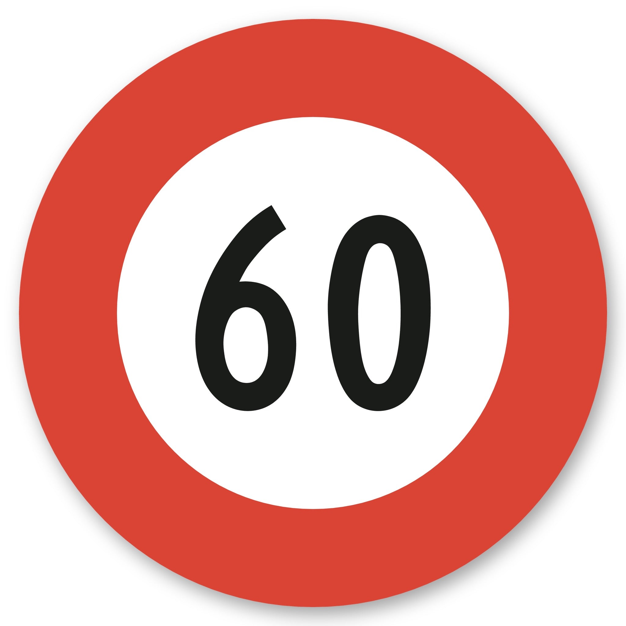 Höchstgeschwindigkeit 60